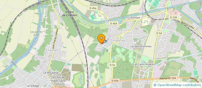 localisation de l'entreprise MONSIEUR STEEVE POCHON  COUPVRAY