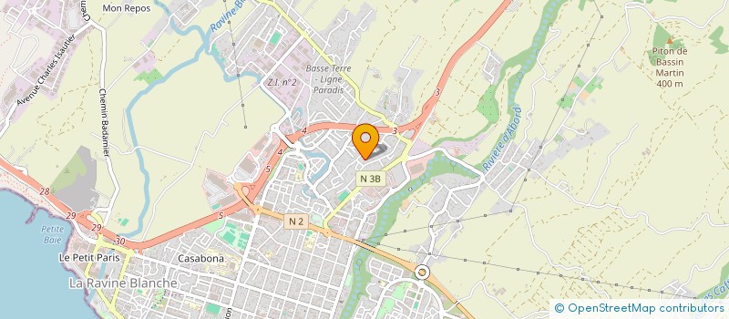 localisation de l'entreprise MONSIEUR STEEVE POOTTAREN  SAINT-PIERRE