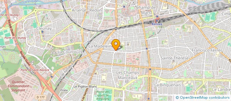 localisation de l'entreprise MONSIEUR STEEVE REHEL  RENNES