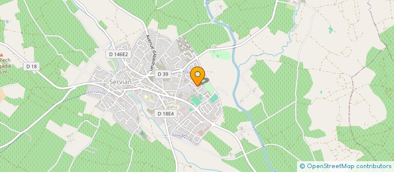 localisation de l'entreprise MONSIEUR STEEVE REYNES  SERVIAN