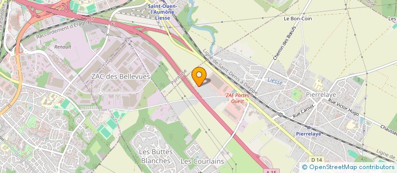 localisation de l'entreprise MONSIEUR STEEVE RICONO à PIERRELAYE