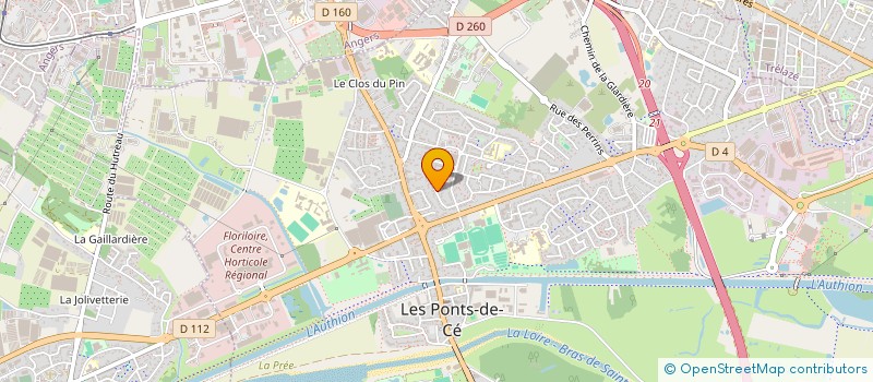 localisation de l'entreprise MONSIEUR STEEVE RIDEAU à LES PONTS-DE-CE