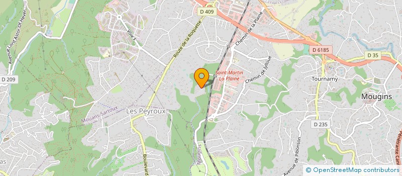localisation de l'entreprise MONSIEUR STEEVE RIVIERA  MOUGINS