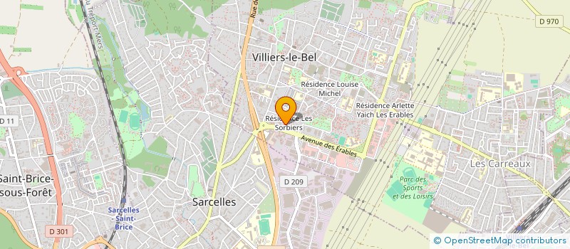 localisation de l'entreprise MONSIEUR STEEVE ROSAMOND  VILLIERS-LE-BEL