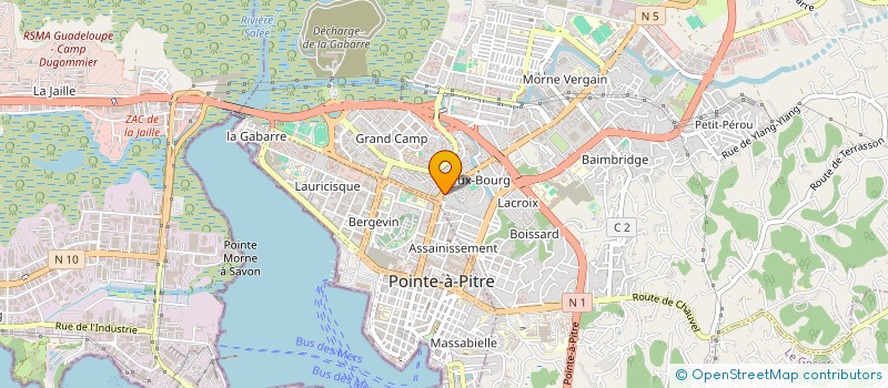 localisation de l'entreprise MONSIEUR STEEVE SAINT-GELAIS à LES ABYMES