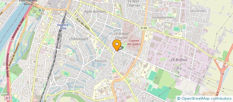 localisation de l'entreprise MONSIEUR STEEVE SAMYN à VALENCE