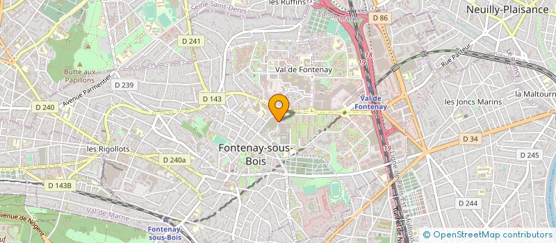 localisation de l'entreprise MONSIEUR STEEVE SAURAT à FONTENAY-SOUS-BOIS
