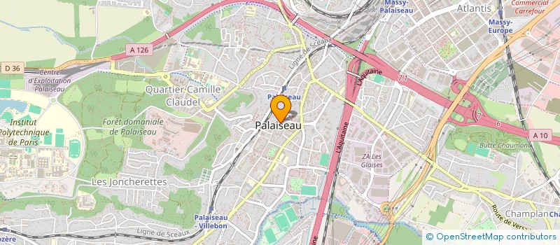 localisation de l'entreprise MONSIEUR STEEVE SENECA  PALAISEAU