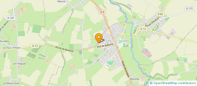 localisation de l'entreprise MONSIEUR STEEVE SOURISSE  TILLY-SUR-SEULLES