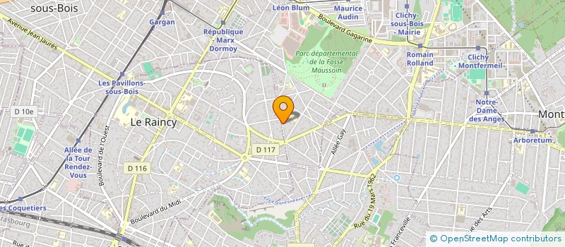 localisation de l'entreprise MONSIEUR STEEVE STEVANCE à CLICHY-SOUS-BOIS