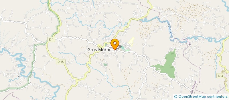 localisation de l'entreprise MONSIEUR STEEVE SYLVANIE  GROS-MORNE