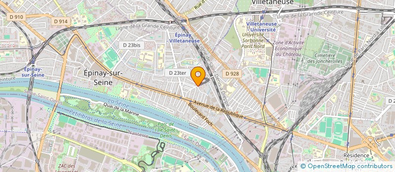 localisation de l'entreprise MONSIEUR STEEVE TENEBA à EPINAY-SUR-SEINE