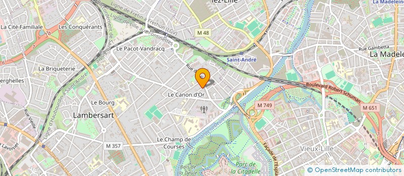 localisation de l'entreprise MONSIEUR STEEVE VERCRUYSSE à LAMBERSART
