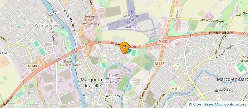 localisation de l'entreprise MONSIEUR STEEVE VERGRIETE  MARQUETTE-LEZ-LILLE