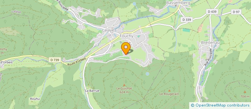 localisation de l'entreprise MONSIEUR STEEVE VERNET  FOUCHY