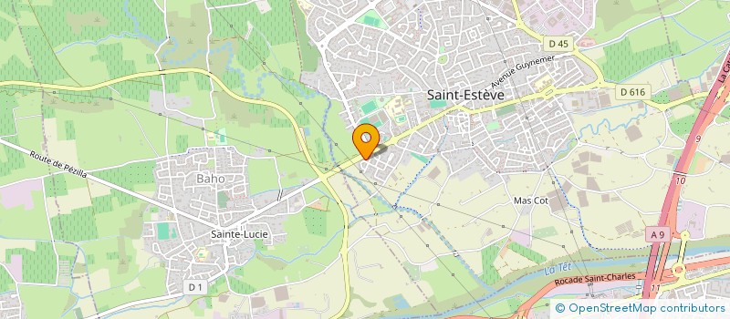 localisation de l'entreprise MONSIEUR STEEVE VIGNAC  SAINT-ESTEVE