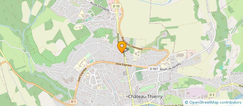 localisation de l'entreprise MONSIEUR STEEVE WALLET  CHATEAU-THIERRY