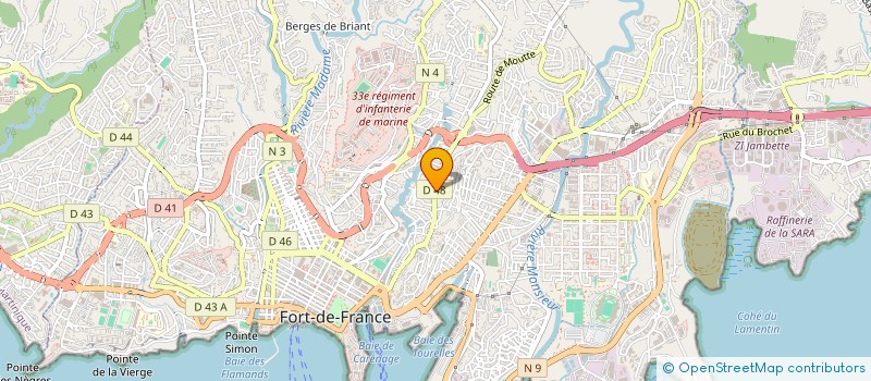 localisation de l'entreprise MONSIEUR STEEVE ZABEAU  FORT-DE-FRANCE