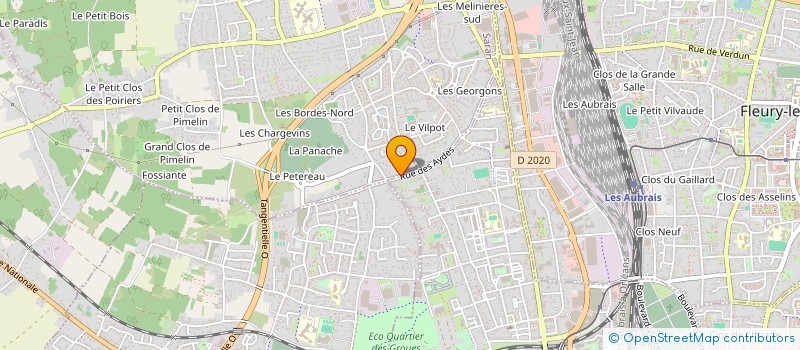 localisation de l'entreprise MONSIEUR STEEVEN ALFROY à SARAN