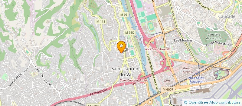 localisation de l'entreprise MONSIEUR STEEVEN CARAGE à SAINT-LAURENT-DU-VAR
