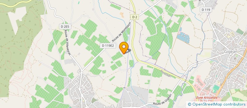 localisation de l'entreprise MONSIEUR STEEVEN CAURET  POUSSAN