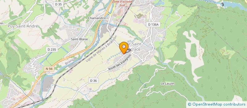 localisation de l'entreprise MONSIEUR STEEVEN COLOMBAN  VILLAR-SAINT-PANCRACE