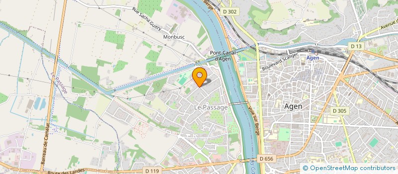 localisation de l'entreprise MONSIEUR STEEVEN COMBES  LE PASSAGE