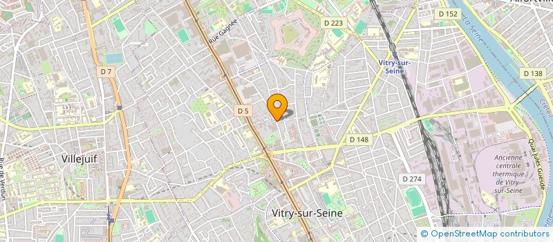 localisation de l'entreprise MONSIEUR STEEVEN DAGOBERT à VITRY-SUR-SEINE