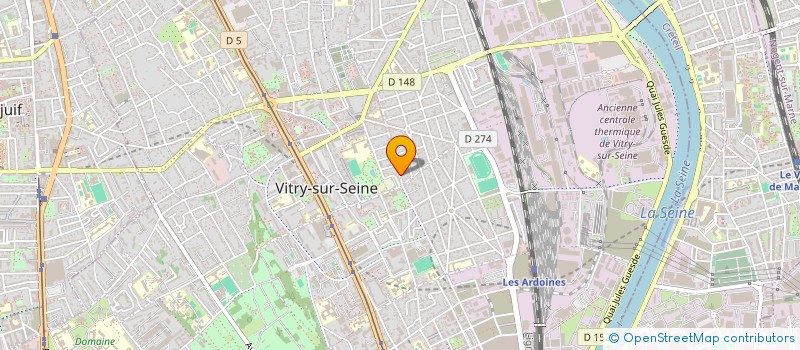 localisation de l'entreprise MONSIEUR STEEVEN FELIX  VITRY-SUR-SEINE