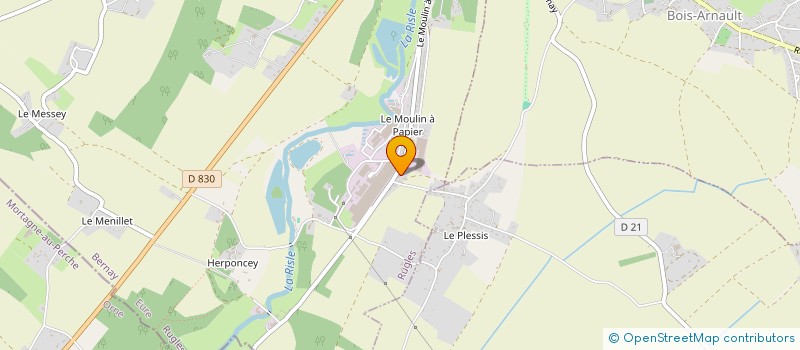 localisation de l'entreprise MONSIEUR STEEVEN FEVRIER  RUGLES