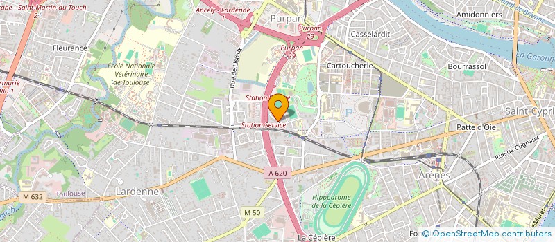 localisation de l'entreprise MONSIEUR STEEVEN GOUTORBE  TOULOUSE