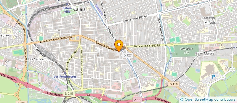 localisation de l'entreprise MONSIEUR STEEVEN LANDRY  CALAIS