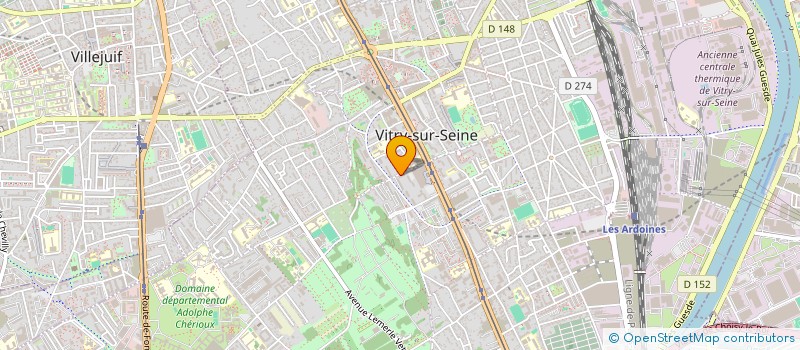 localisation de l'entreprise MONSIEUR STEEVEN MINAR NTAMPO à VITRY-SUR-SEINE