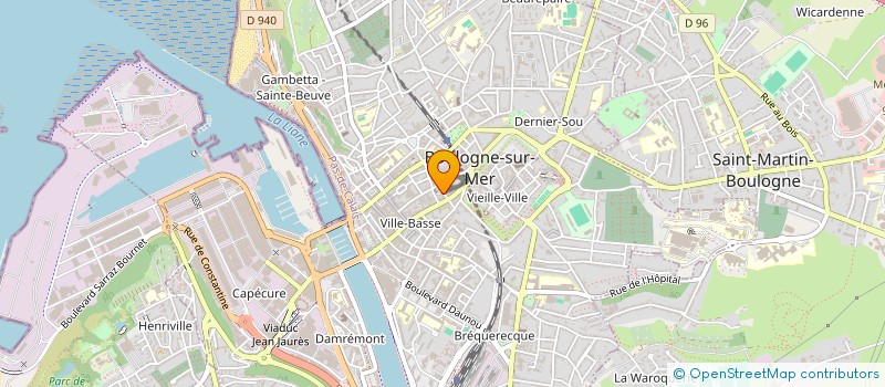 localisation de l'entreprise MONSIEUR STEEVEN MINIER  BOULOGNE-SUR-MER