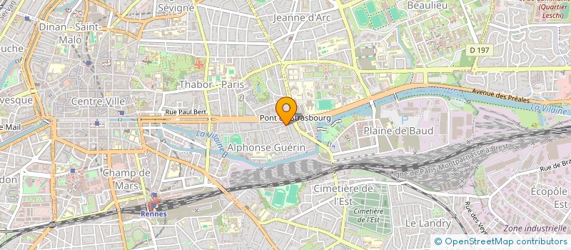 localisation de l'entreprise MONSIEUR STEEVEN MONFORT  RENNES