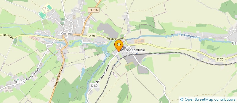 localisation de l'entreprise MONSIEUR STEEVEN PANNEQUIN  CAMBLAIN-CHATELAIN