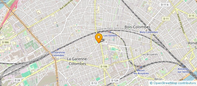 localisation de l'entreprise MONSIEUR STEEVEN SALVAT DELAVEAU à LA GARENNE-COLOMBES