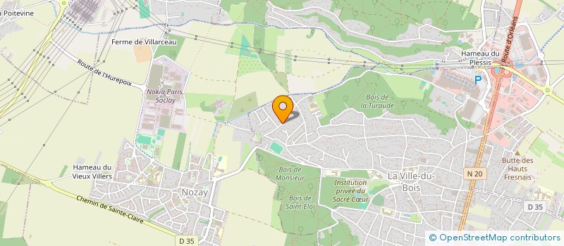 localisation de l'entreprise MONSIEUR STEEVEN VIOLET à NOZAY