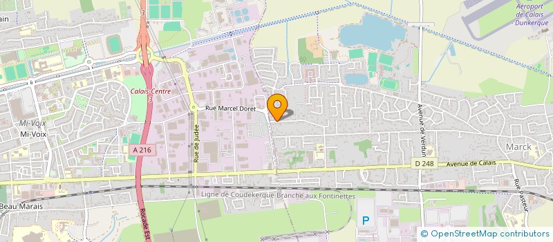 localisation de l'entreprise MONSIEUR STEEVENS VERHELLE  MARCK