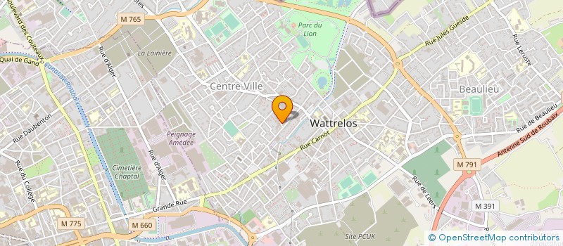 localisation de l'entreprise MONSIEUR STEEVES DESMET à WATTRELOS