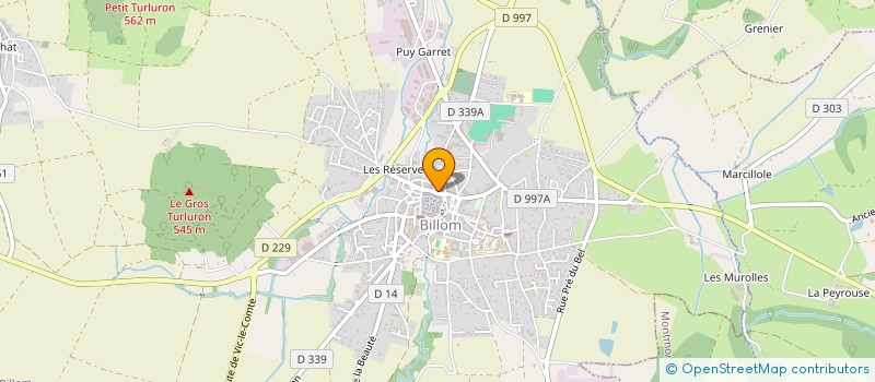 localisation de l'entreprise MONSIEUR STEEVY ADOLPHE  BILLOM