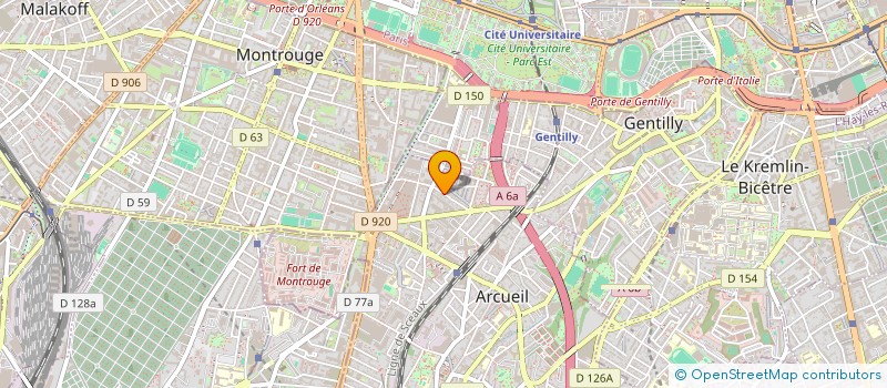 localisation de l'entreprise MONSIEUR STEEVY AJAS  ARCUEIL