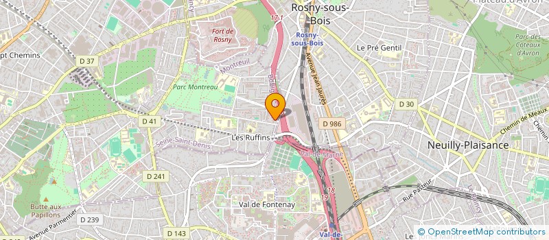 localisation de l'entreprise MONSIEUR STEEVY CABRERA à MONTREUIL