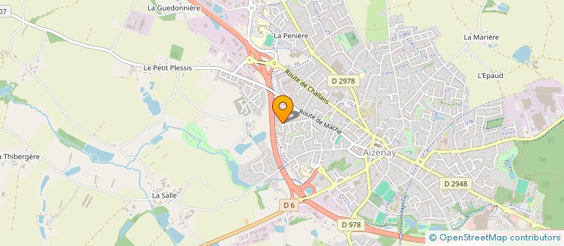 localisation de l'entreprise MONSIEUR STEEVY DEPRET  AIZENAY