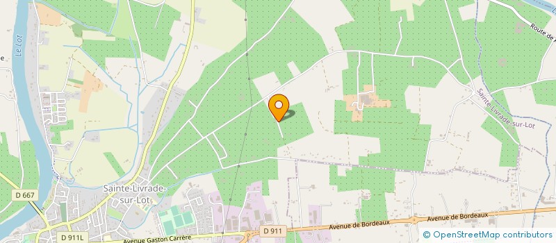 localisation de l'entreprise MONSIEUR STEEVY DUPONT  SAINTE LIVRADE SUR LOT