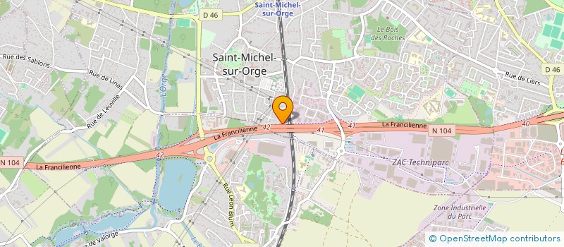 localisation de l'entreprise MONSIEUR STEEVY GARAND à SAINT-MICHEL-SUR-ORGE
