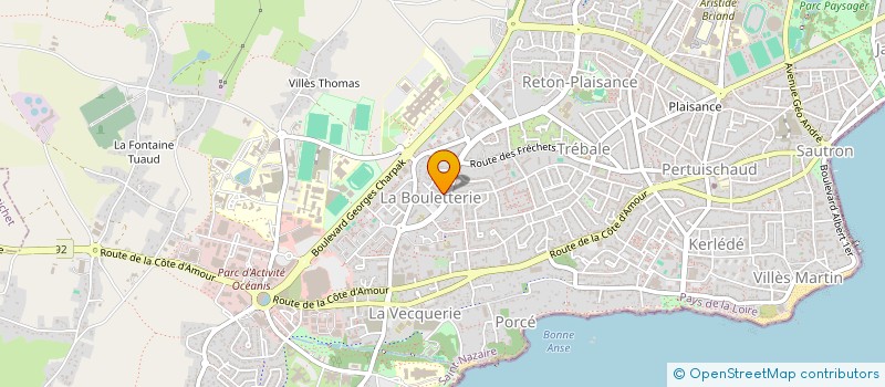 localisation de l'entreprise MONSIEUR STEEVY LAGRENEE  SAINT-NAZAIRE