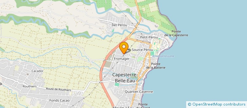 localisation de l'entreprise MONSIEUR STEEVY NOEL  CAPESTERRE-BELLE-EAU