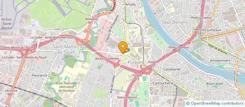 localisation de l'entreprise MONSIEUR STEEVY PAYET  TOULOUSE