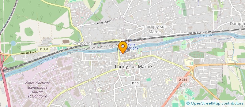 localisation de l'entreprise MONSIEUR STEEVY PLACERDAT  LAGNY-SUR-MARNE
